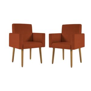 Kit 02 Poltronas Decorativas - Escritório - Recepção