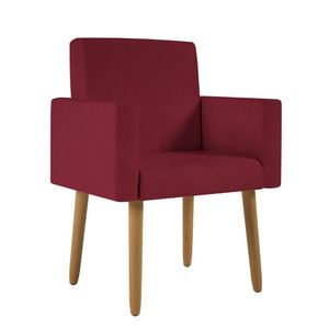 Poltrona Decorativa - Escritório - Recepção - Sala De Estar Marsala