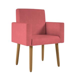 Poltrona Decorativa - Escritório - Recepção - Rosa