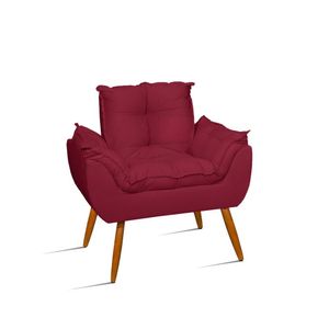 Poltrona Opala Decorativa Sala de Estar Consultório Marsala