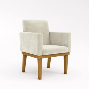Poltrona Decorativa Base Reforçada Escritório Recepção Sala
