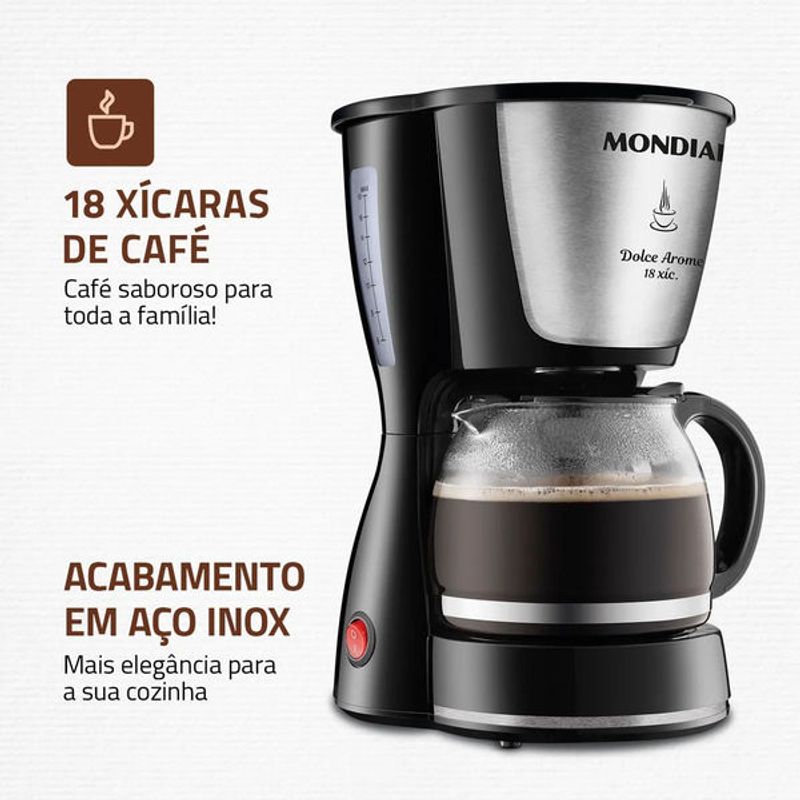 cafet-mondial-dol-amore-c-30-18x-pt-220v