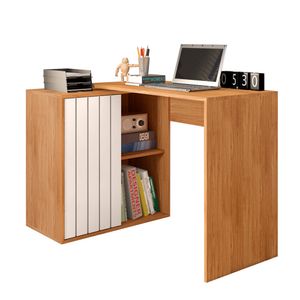 Escrivaninha para Escritório com 1 Porta Ripada Tech Caemmun