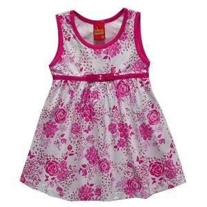 Vestido Infantil Menina Com Estampa Floral Kyly