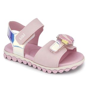 Sandália Infantil Menina Bibi Summer Roller Sport Rosa