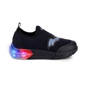 Tênis Infantil De Luz Bibi Space Preto Morcego