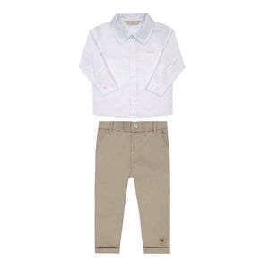 CONJUNTO MENINO CAMISA CALÇA BRIM FESTA PARAÍSO