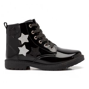 Bota Infantil Klin Rock 154 Preto/Prata