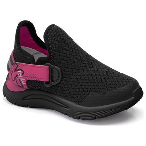 Tênis Infantil Menina Klin New Sport Mini 199 Preto/Pink