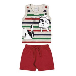 Conjunto Infantil Menino Regata e Bermuda Best Day Ever