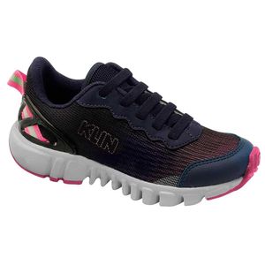Tênis Infantil Menina Klin Jump Marinho e Pink