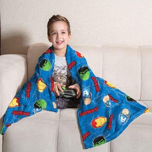 Manta Fleece Sofá Infantil Avengers Lepper