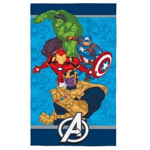 Toalha Praia Aveludada Estampada Avengers Lepper