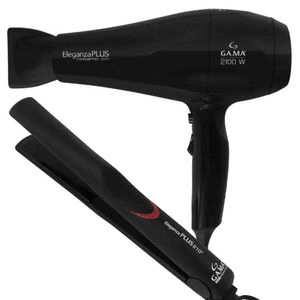 Kit Prancha E Secador De Cabelo Eleganza Plus 220V