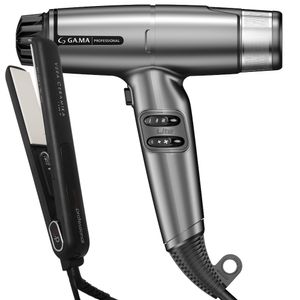 Kit Secador iQ Lite Max Silver e Prancha Vera Ceramika 220V