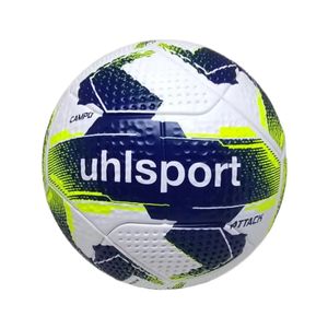 Bola de Futebol Campo Uhlsport Attack Branco e Marinho