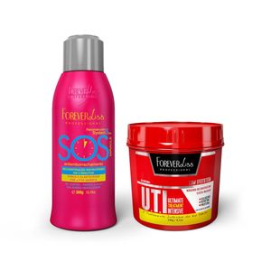 Kit Reconstrutor SOS com Máscara UTI 240G Forever Liss