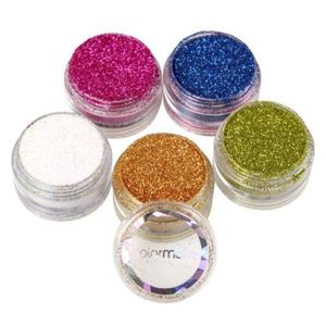 Kit Glitter Em Pó Contém 5 Cores - Maquiagem Carnaval