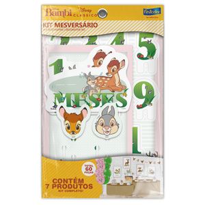 Kit Mesversário Bambi - 60 Peças de Decoração Temática