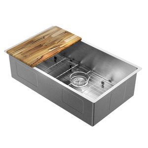 Cuba de Embutir/Sobrepor Bistrô Docol 70x40x20 cm Aço Inox Escovado com Acessórios