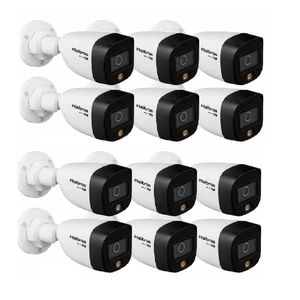 Kit 12 Câmeras Intelbras VHD 1220 B Full Color Alta Definição Full HD 1080p IR 20m Intelbras