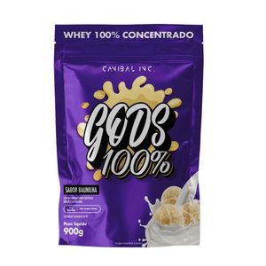 Gods Whey 100% Baunilha Pouch Canibal Inc 900g