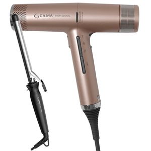 Kit Secador iQ3 Rose e Modelador Salon Curl 19mm