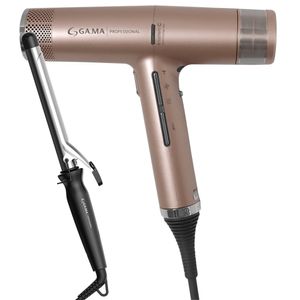 Kit Secador iQ3 Rose e Modelador Salon Curl 25mm