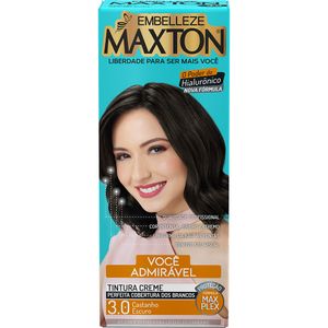 Tinta para Cabelo Maxton 3.0 Castanho Escuro