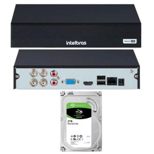 DVR Intelbras MHDX 1004-C Multi HD C/HD 2TB