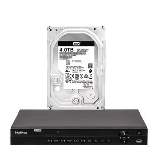 Dvr Intelbras 32 Canais Mhdx 1232 Com Hd De 4tb Instalado