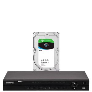 Dvr Intelbras 32 Canais Mhdx 1232 Com Hd De 6tb Instalado