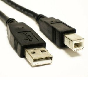 Cabo Usb A Macho Para B Macho Preto 3 Metro Para Impressora