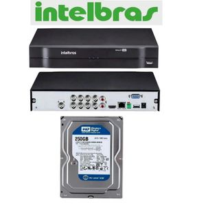 Dvr Intelbras 8ch Mhdx Multi Hd 5x1 Cloud P2p c/hd Interno