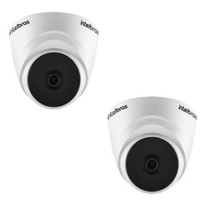 kit 2 Camera Dome Intelbras Hdcvi Vhl 1120 D 3,6mm 20m 720p