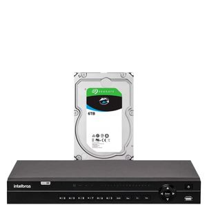 Dvr 32 Canais Intelbras Multi-hd Mhdx 1232 Com Hd 6 TB