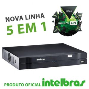 Dvr Gravador Digital Multimídia Intelbras mhdx MultiHD 4 Canais