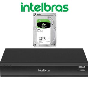 Dvr Intelbras Imhdx 3132 Multi Hd 2TB 32 Canais Inteligência Artificial e Reconhecimento Facial