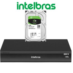 Dvr Intelbras Imhdx 3132 Multi Hd 6TB 32 Canais Inteligência Artificial e Reconhecimento Facial