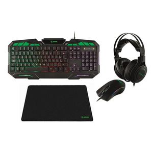 Combo Gamer XZONE Headset Teclado Mouse e Mousepad