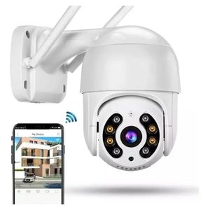 Câmera Ip Speed Dome Zoom 4x Ptz Wifi Prova De Água Externas