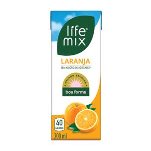 Suco Sem Adição De Açúcares Laranja Life Mix 200Ml