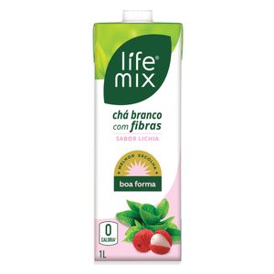 Chá Branco Com Fibras Lichia Life Mix 1L