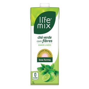 Chá Verde Com Fibras Limão Life Mix 1L