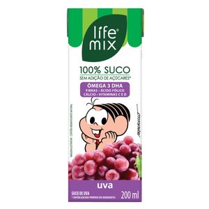 100% Suco De Uva Life Mix 200Ml