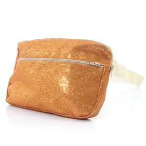 Pochete Glitter Laranja Adulto - Carnaval - Sula