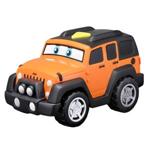 Miniatura Carro Jeep Touch e Go Com Sons De Motor Laranja Bburago Jr 81801