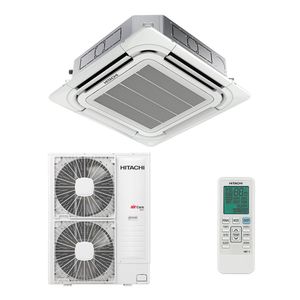 Ar Condicionado Split Cassete 4 Vias Hitachi AirCore 600 Inverter 46.000 Btus Quente e Frio 220v R-32