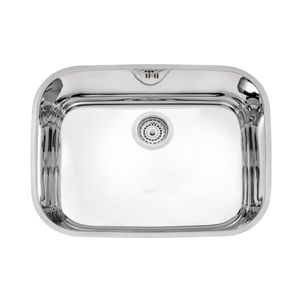 Cuba de Embutir Tramontina Lavínia 48 BL em Aço Inox Alto Brilho 48 x 34 x 18 cm com Válvula