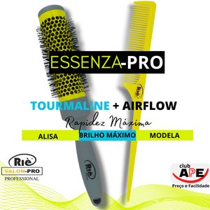 RIÈ salon-pro   Kit Econo 1 Escova Profissional Essenza 64 mm + 1 Pente Profissional Essenza-PRO 20750